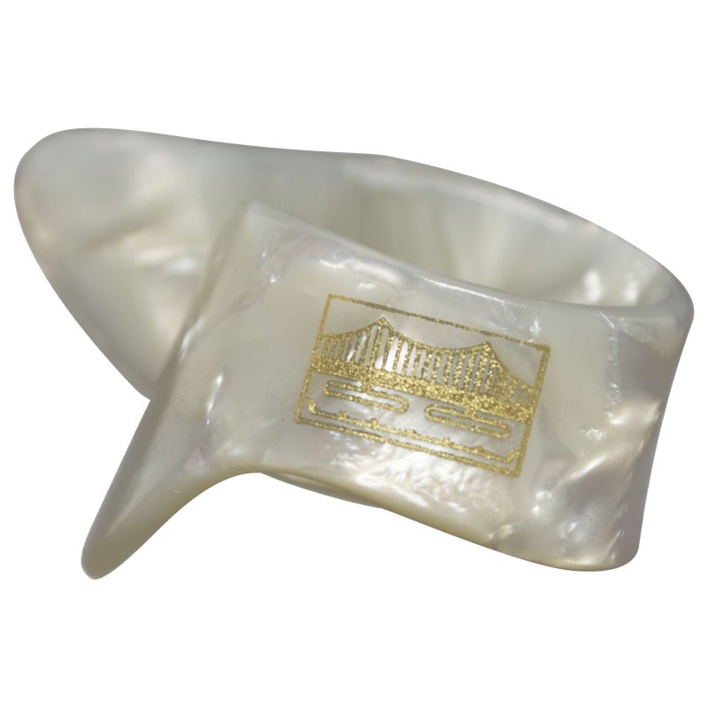Golden Gate GP-8 Pearloid Thumb Picks - Large/Extra Thick - Image 1